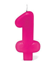Vela Rosa Número 1