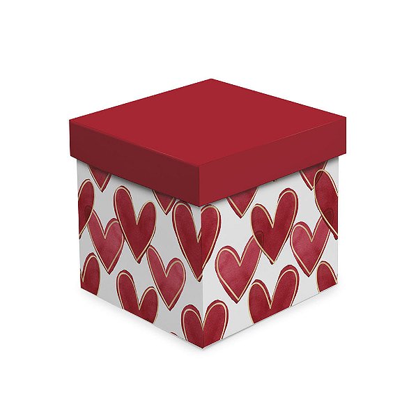 Caixa Cubo Lover P 13X13X13cm