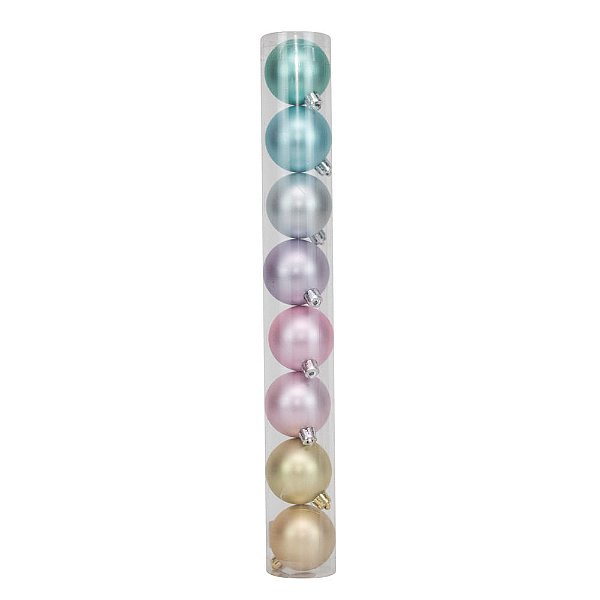 Bola Rainbow Mate 5cm - 8 Un