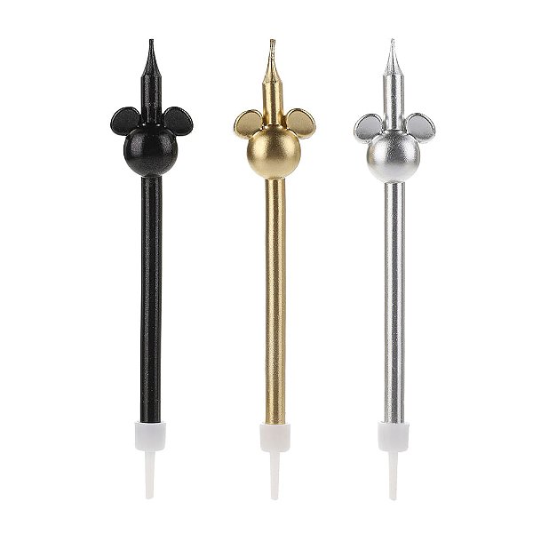 Vela Mickey Big Metalizada - 3 Un