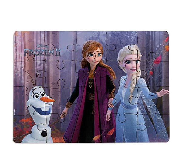 Lembrancinha Licenciada - Jogo Quebra-cabeça Frozen - 1 Un