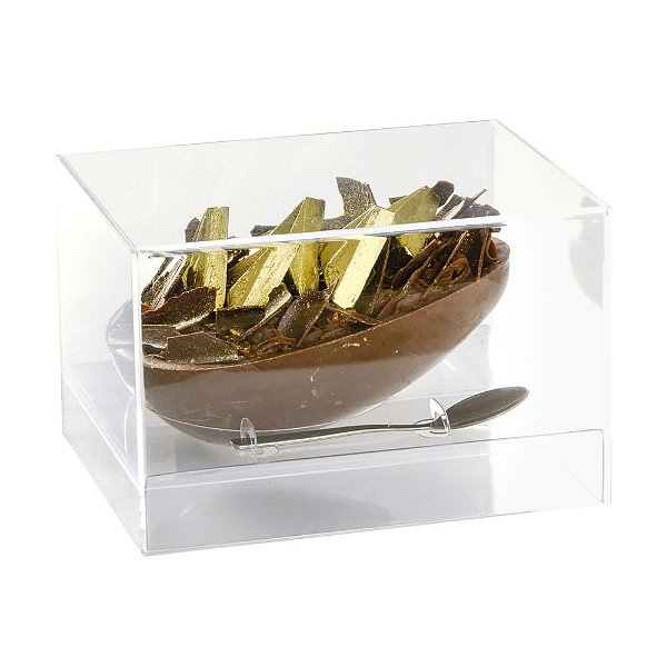 Caixa Acrílico para 1 Meio Ovo Elegance 350G
