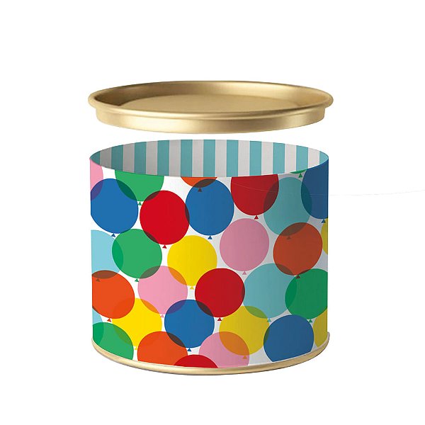 Lata para Bombons Dia De Festa 11X9,1cm