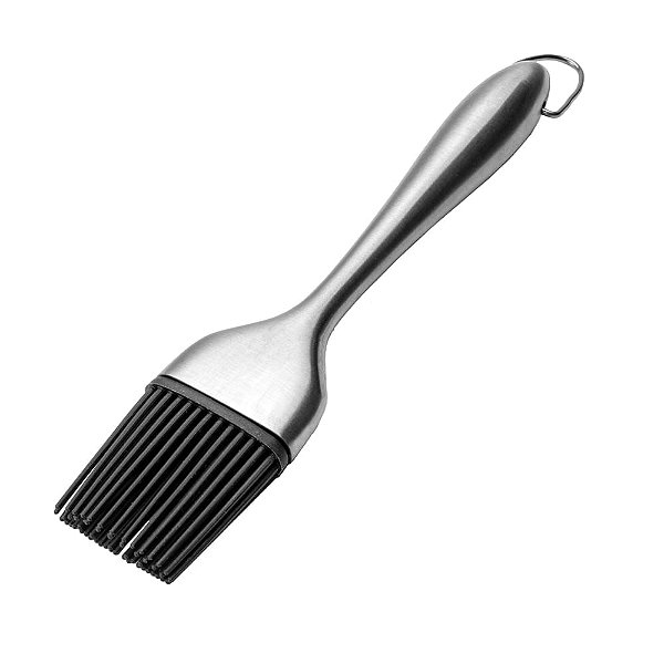 Pincel Culinário Aço Inox Prata 22X4,5cm - Cromus Allonsy