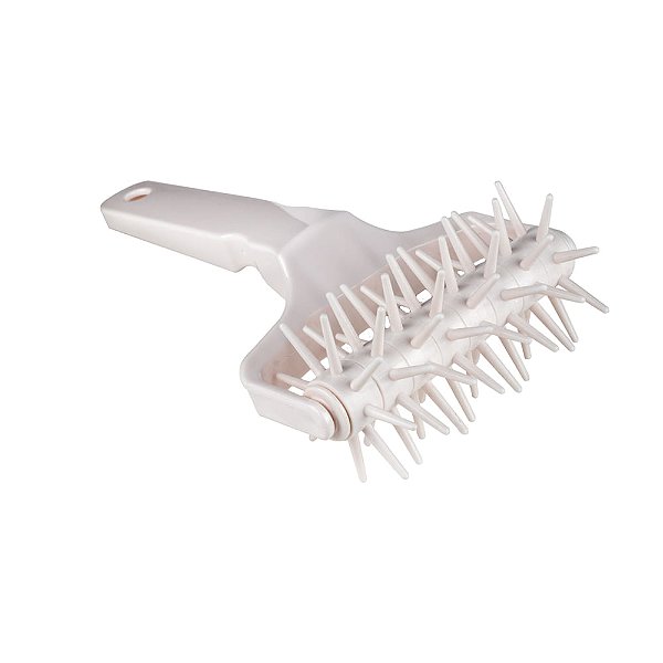 Rolo Furador 20,7X13X6cm - Plástico Branco - Cromus Allonsy