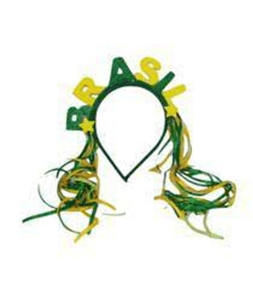 Acessório Tiara do Brasil com Fitinha