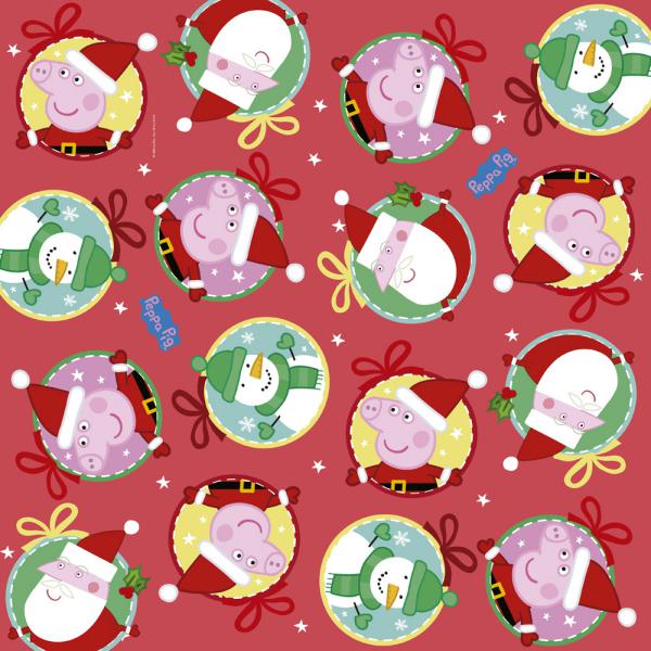 Saco 50X70 Natal Da Peppa - 25 Un