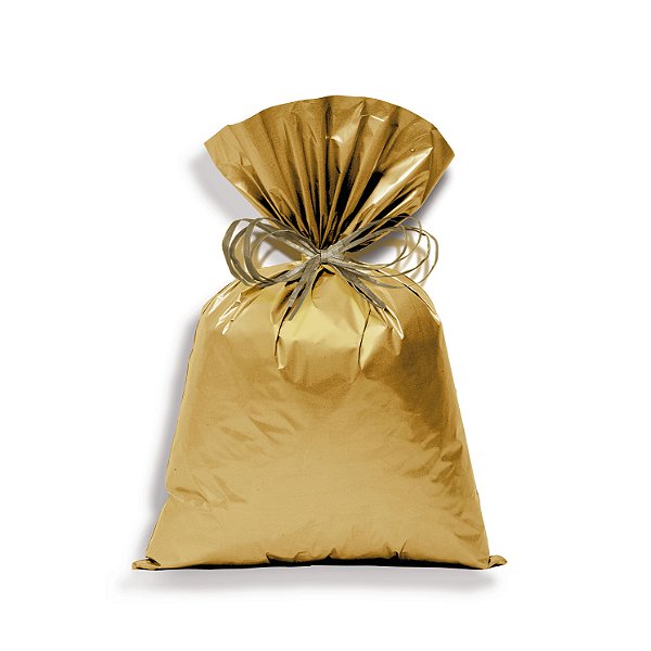 Saco Metal 25X37 Ouro Opacque - 50 Un