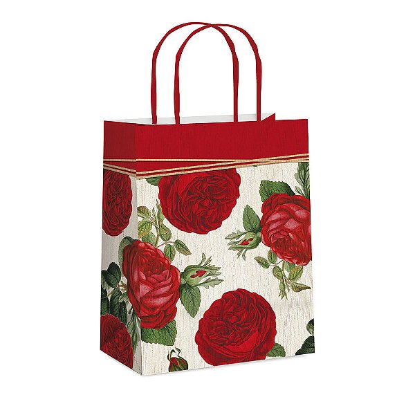 Sacola Papel Afrodite M 26X19,5X9,5