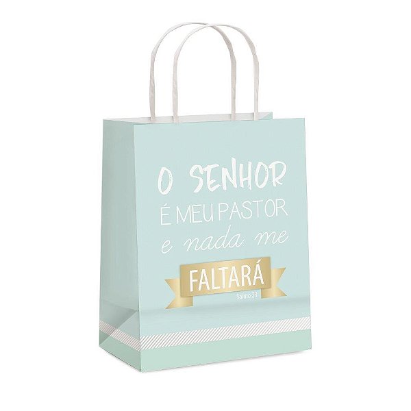 Sacola Papel Fe M 26X19,5X9,5