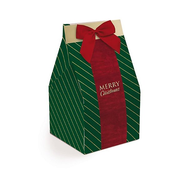Caixa Trapézio Para Panetone Sofistic G 14x14x22,4cm 500g - 10 Un