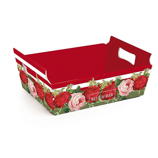 Cesta de Cartão Amor Mg 27X18,5X9,5