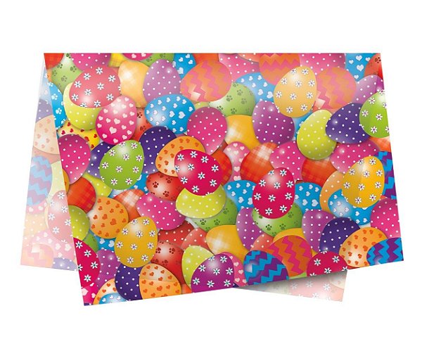 Papel Seda Páscoa Multicolor 44X69 - 50 Un