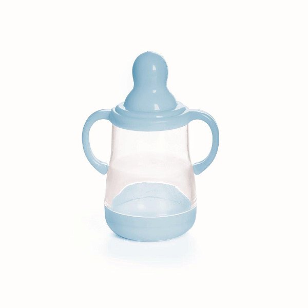 Mini Mamadeira com Alça Azul - 8 Un