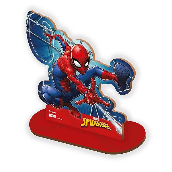MDF Personagem M Lança Teia Homem Aranha - Festcolor - 1Un