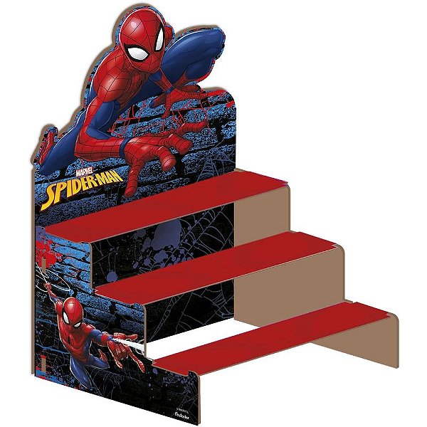 MDF Escada para Doces Homem-Aranha - Festcolor - 1Un