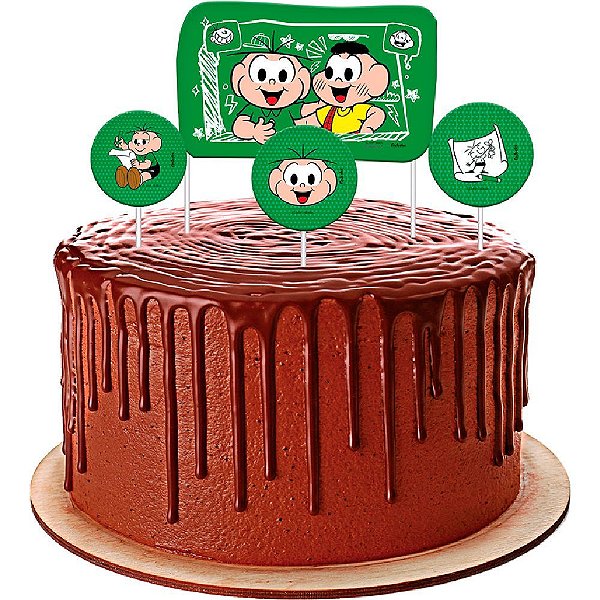 Topper para Bolo Cebolinha - Festcolor - 04Un