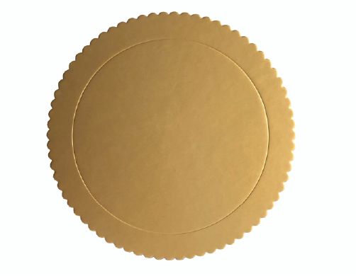 Cakeboard 26cm Dourado - Silver Plastic - 1 Un
