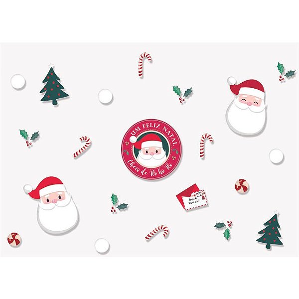 Kit Adesivo para Vitrine Candycane