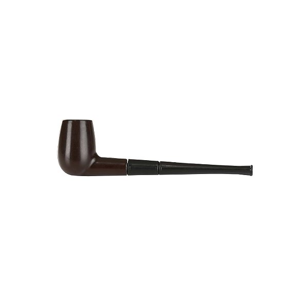 Cachimbo 14cm Plástico com Piteira Reta Removível - 1 Unidade