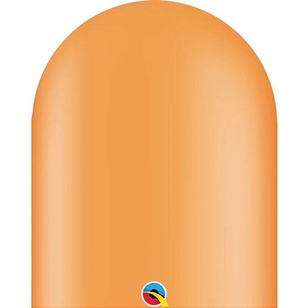 Balão Qualatex 646Q Laranja - Liso Látex - 50 Un
