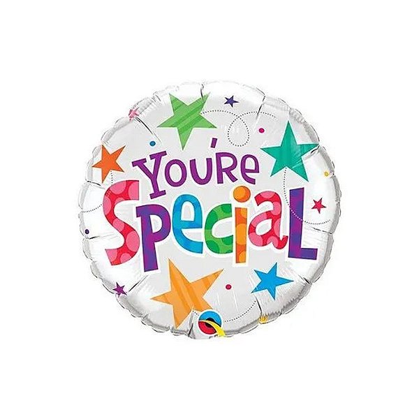 Balão Qualatex 18" - Redondo - You"Re Special-Estrelas - 1 Un
