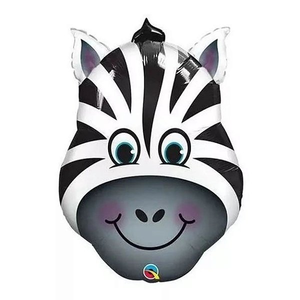 Balão Qualatex 32" - Shape - Zebra Maluca - 1 Un