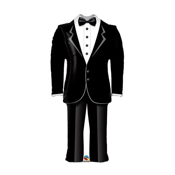 Balão Qualatex 39" - Shape - Smoking De Casamento - 1 Un