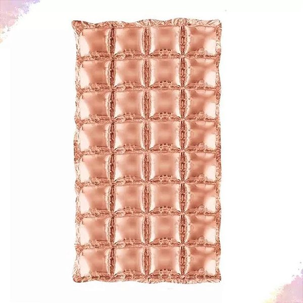 Painel Inflável Metalizado Estilo Shimmer Wall 110x60cm Rosé - 1 Un