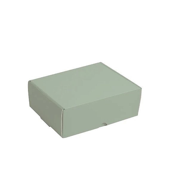 Caixa Para 4 Brigadeiros Salvia 9x9x4,5cm - 100 Un