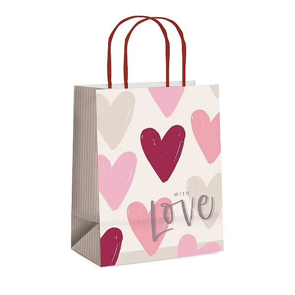 Sacola de Papel Passione M 26x19,5x9,5cm - 10 Un