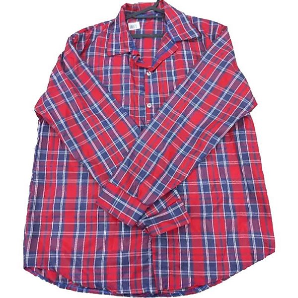 Fantasia Junina - Camiseta Xadrez Masculino Infantil Sortido M - 1 Un