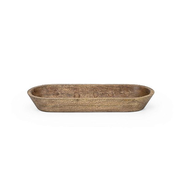 Bandeja Oval Madeira Molise Média 40x15x5,5cm - 1 Un