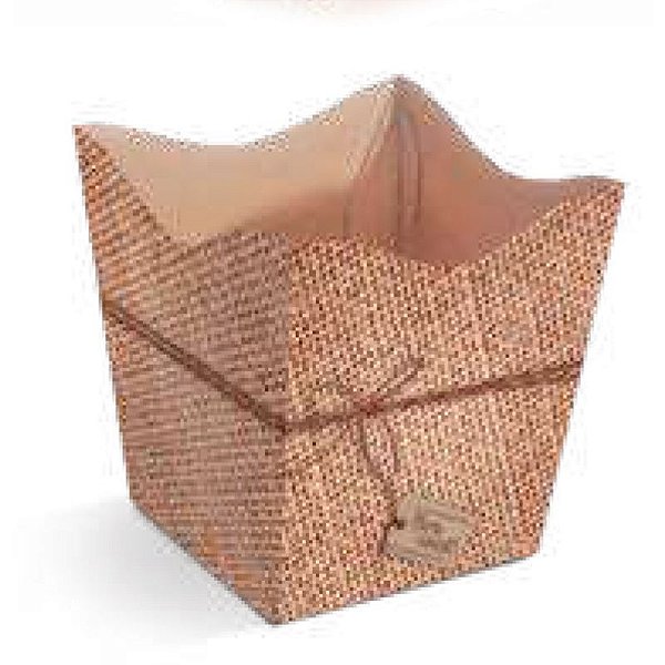 Cachepot G Pote 15 Juta Natural Laço - 10 Un