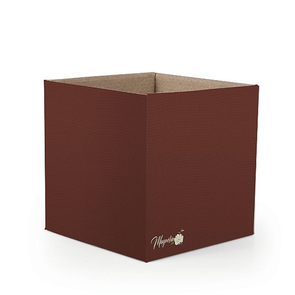Cachepot Quadrado Pote 15 Magnólia Caramelo - 10 Un