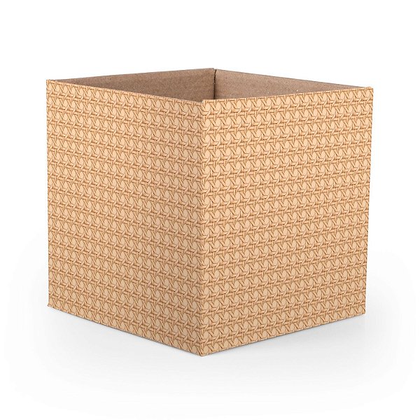 Cachepot Quadrado Pote 15 Palha Indiana - 10 Un