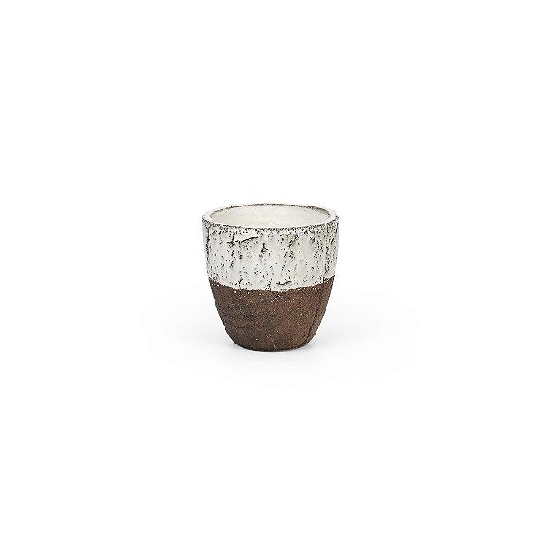 Vaso Alto Cerâmica Bicolor Egeo P 14x14x14cm - 1 Un