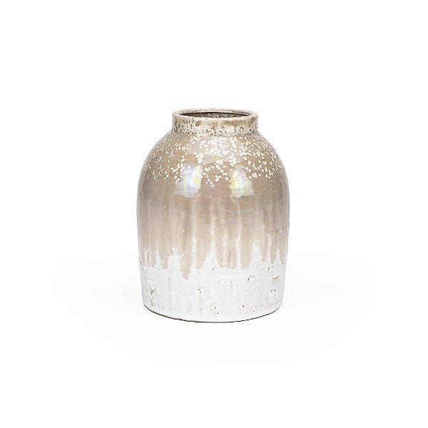 Vaso Degradê Cerâmica Obelisco G 15x15x19cm - 1 Un