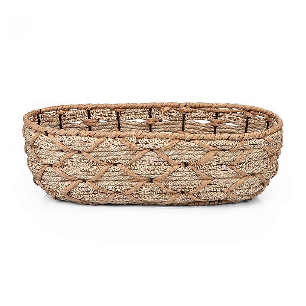 Cesto Sisal Zigzag G 40x40x13cm - 1 Un