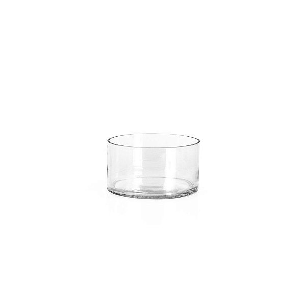 Vaso Cilindro Vidro P 9x15x15cm - 1 Un
