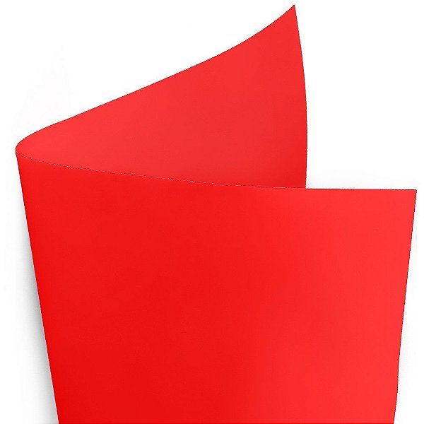 Folha Poli Quadrado Perolado Vermelho 68x68cm - 25 Un
