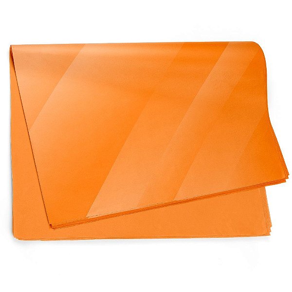 Folha Sujinho 49x69cm Liso Laranja - 50 Un