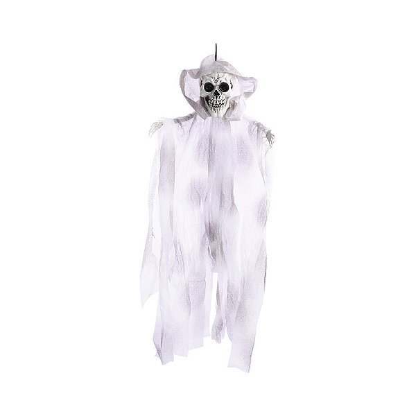 Caveira Fantasma Dimas Para Pendurar 95cm - 1 Un