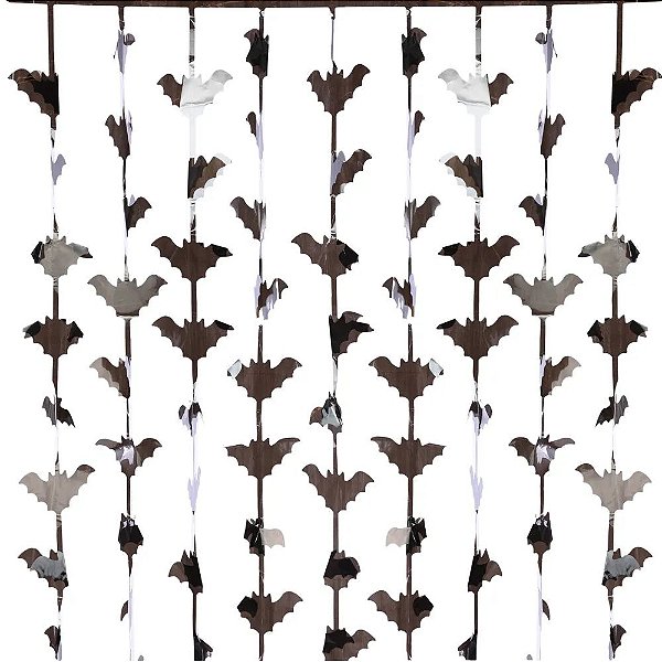 Cortina Morcego Halloween 100x200cm - 1 Un