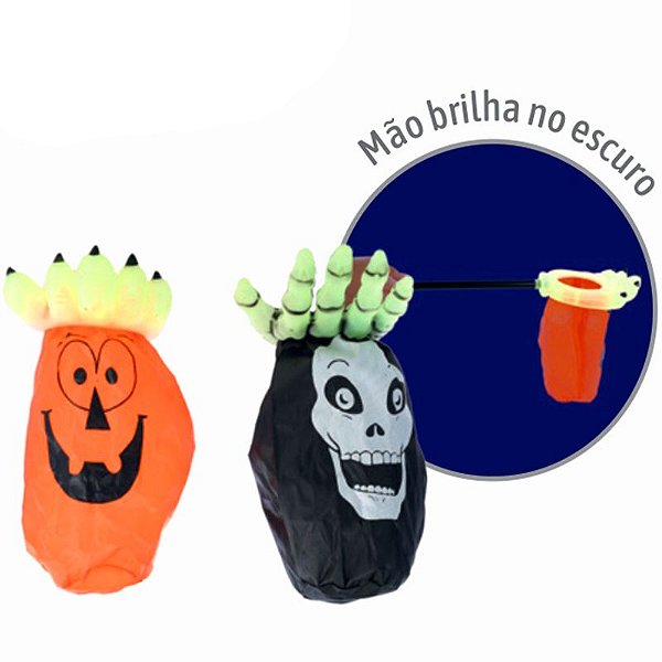 Pega Doces Mão Brilha no Escuro Sortido - 1 Un