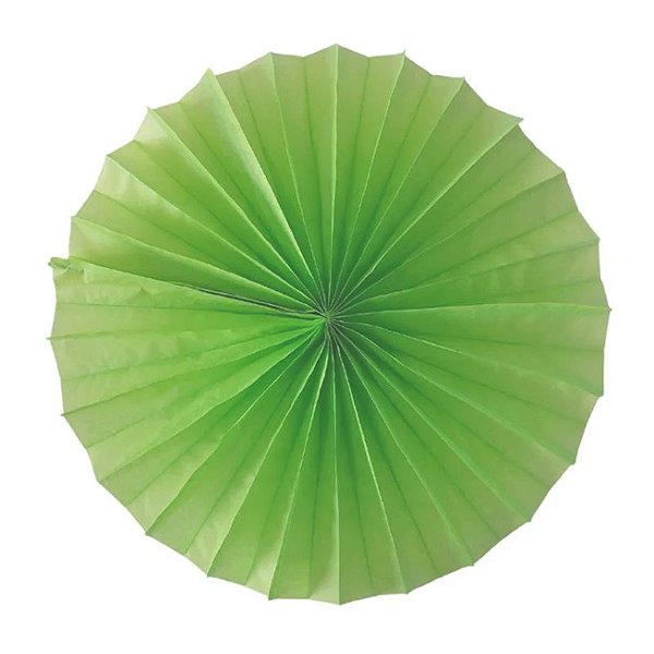 Enfeite de Papel Fiorata 20cm Verde Claro - 1 Un