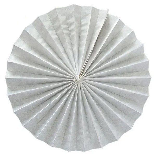 Enfeite de Papel Fiorata 30cm Branco - 1 Un