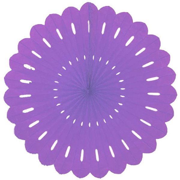 Enfeite de Papel Margarida Fiorata 63cm Lilás - 1 Un