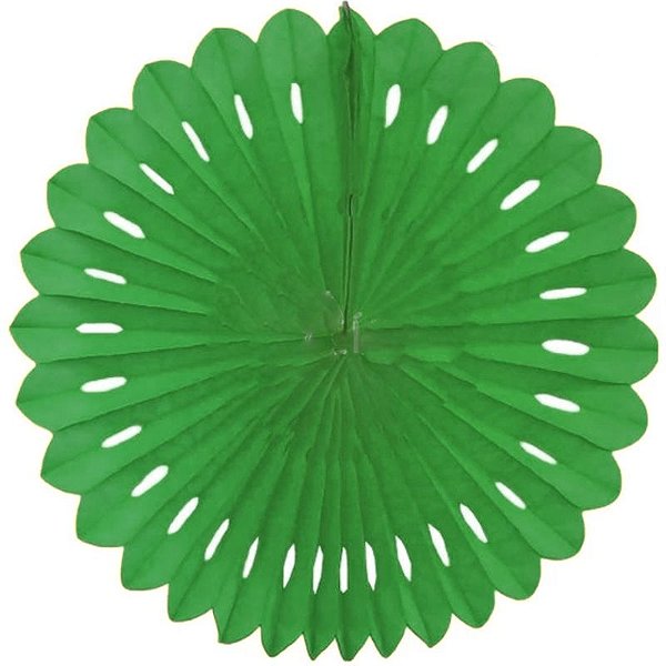 Enfeite de Papel Margarida Fiorata 63cm Verde Bandeira - 1 Un