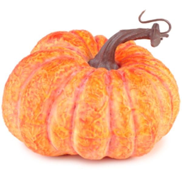 Abóbora Decorativa Esbranquiçada G 16cm - 1 Un